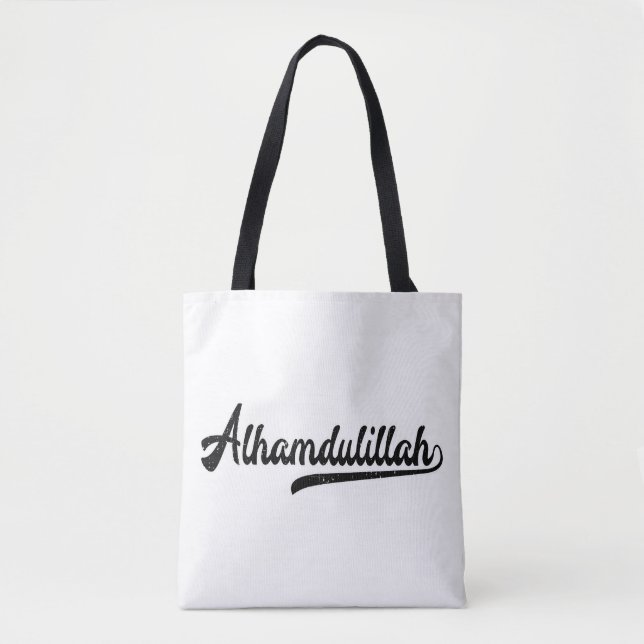 Símbolo Islâmico Alhamdulillah Tote Bag (Frente)