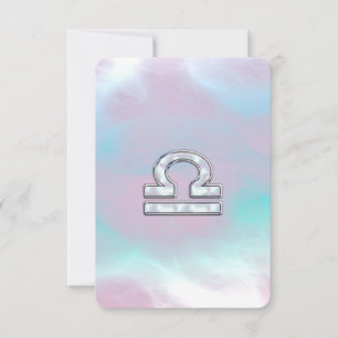 Símbolo Libra Zodiac Mãe de Estilo Pérola