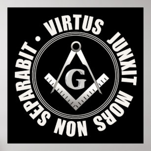 Símbolo maçônico poster