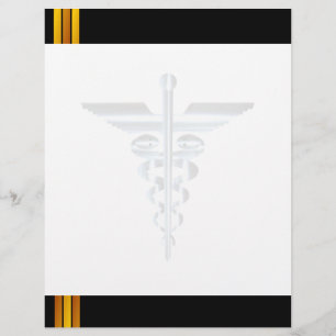Símbolo Médico Asclepius Caduceus - Letra de Marca