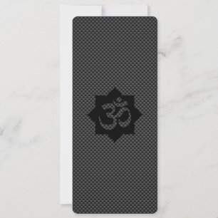 Símbolo OM Lotus Espiritualidade ioga em fibra de