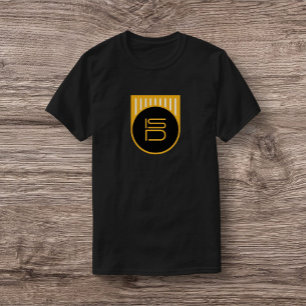 Símbolo preto e Dourado ISD - Camisa de futebol