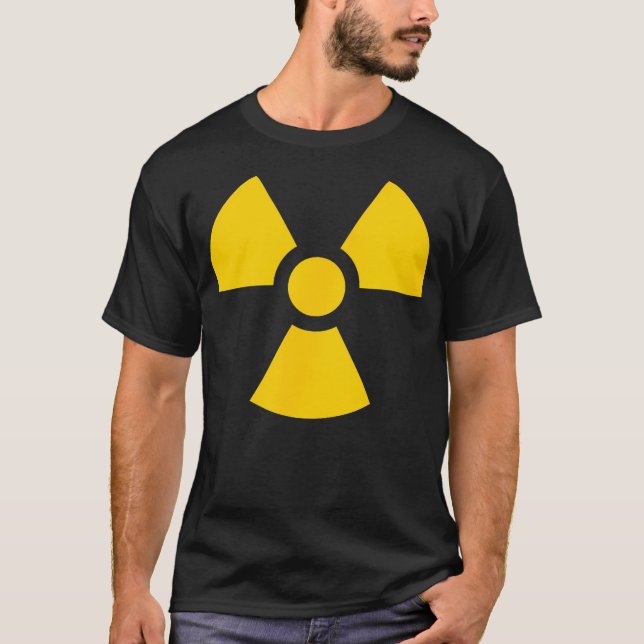Símbolo Radioativo - Camisa Novelty (Frente)