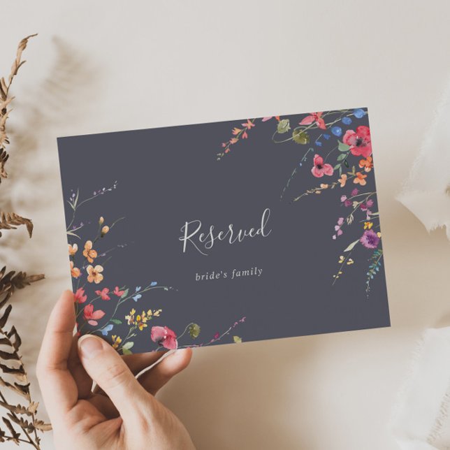 Símbolo Reservado de Casamento Floral Selvagem Clá (Criador carregado)