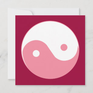 Símbolo rosa Yin-Yang