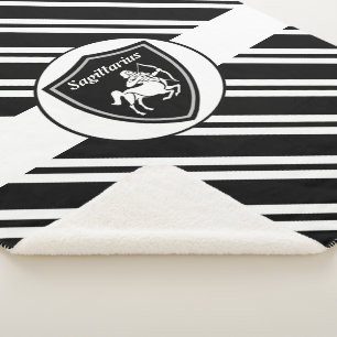 Símbolo sagitário sherpa cobertor