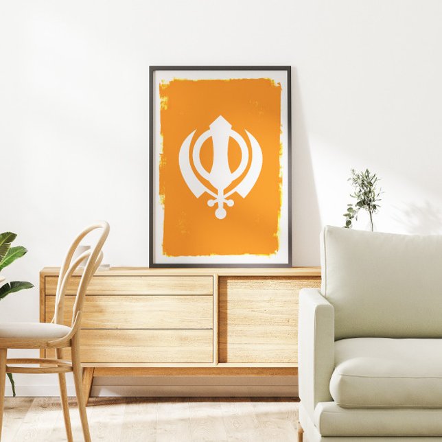 Símbolo Sikh Khanda Poster (Criador carregado)