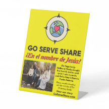 Símbolo Tabletop de Suporte Missionário Clássico