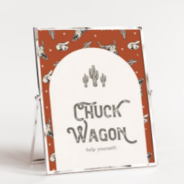 Símbolo Wild West Chuck Wagon 8x10 impresso