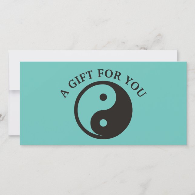 Símbolo Yin Yang - design de tatuagem sólida (Frente)