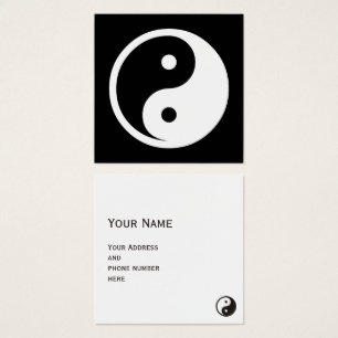 Símbolo Yin Yang - tatuagem sólida design 2