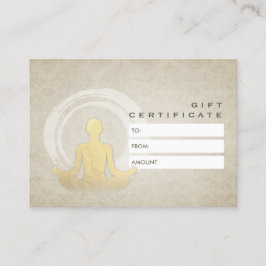 Símbolo ZEN de Fácil Pose do Certificado de Presen