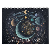 Símbolo zodíaco do calendário dourado e preto
