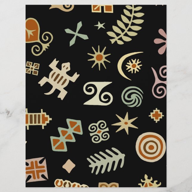 Símbolos Africanos Adinkra (Frente)