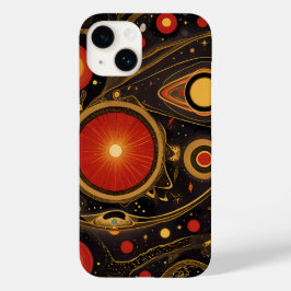 Símbolos antigos em cores vibrantes