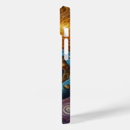 Símbolos antigos em cores vibrantes