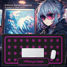 Símbolos de Risco Bioquímico - Rosa Quente em um F