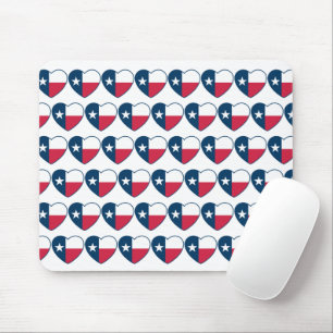 Símbolos do Texas, Texas Flag, Heart Mousepad