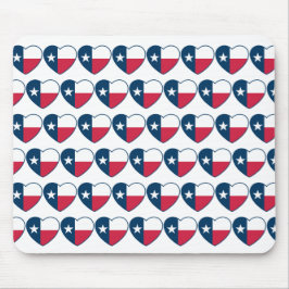Símbolos do Texas, Texas Flag, Heart Mousepad