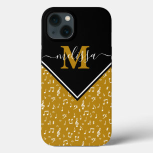 Símbolos musicais personalizados Capinha de iPhon