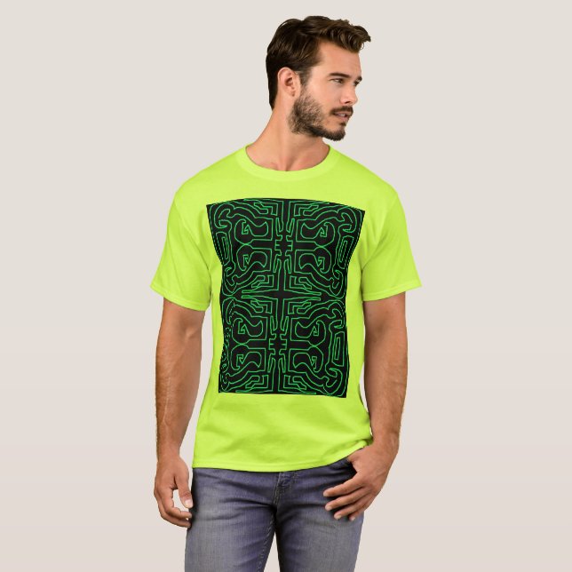 Simetria Tribal T-Shirt (Frente Completa)