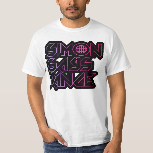Simon diz a camisa da dança (Frente)