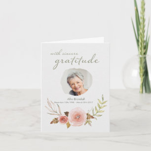 Simpatia Cartões de agradecimentos de Aquarela co