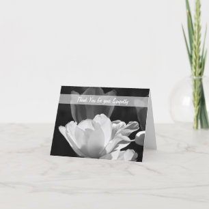 Simpatia do vazio Obrigado Cartão de Nota — Tulipa