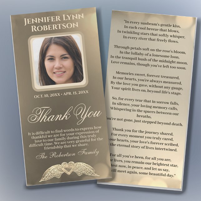 Simpatia Foto Funeral OBRIGADO com Coração (Criador carregado)