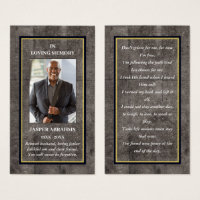 Simpatia Fotográfica Cartões de Oração Memorial Fu