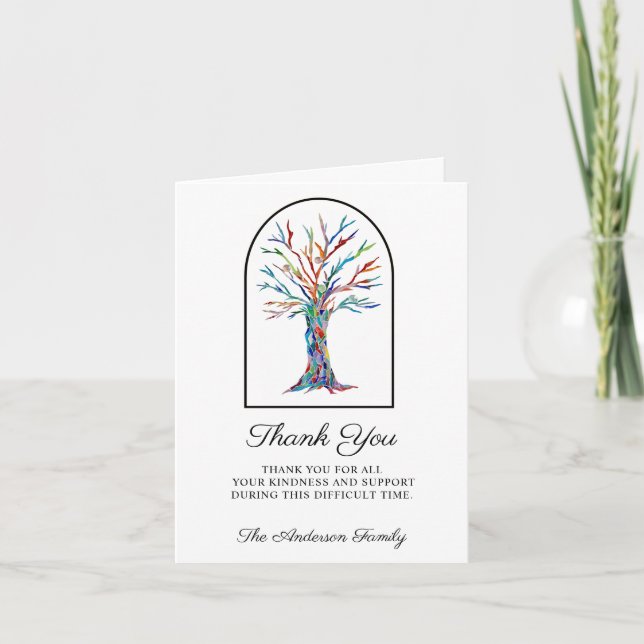 Simpatia Memorial Obrigado Cartão com fotos (Frente)