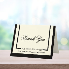 Simpatia Obrigado Cartões - Creme Clássico