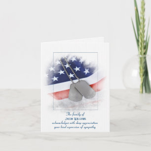 Simpatia Obrigado Dog tags No Cartão De Sinalizad