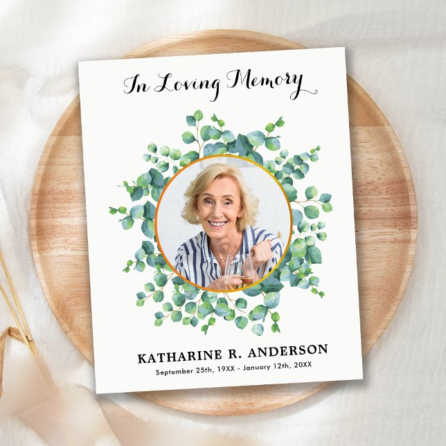 Simpatia orçamentária Eucalyptus Cartões de agrade (Criador carregado)