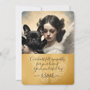Simpatia pela perda Arte de Anjo Bulldog Francês P