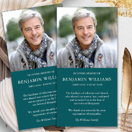 Simpatia Perda Foto Jade Funeral Obrigado Cartões