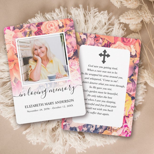 Simpatia por aquarela brilhante Cartão de Oração F (Criador carregado)