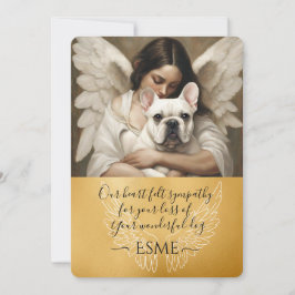 Simpatia por Arte Angel White Bulldog