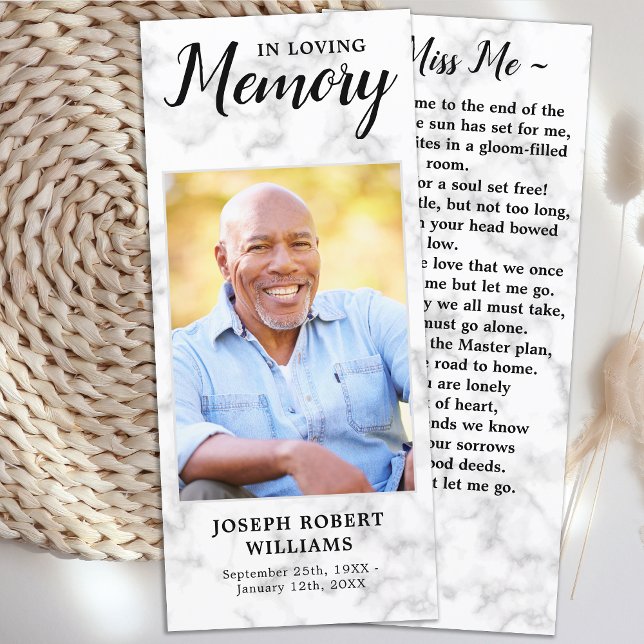 Simpatia por Cartão de Oração Memorial Funeral Fot (Criador carregado)