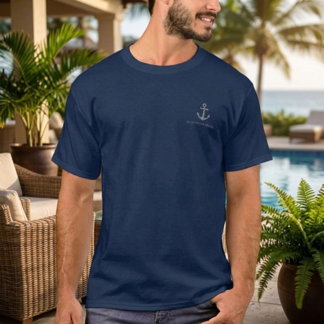 Simple Custom Unisex T-Shirt for Company (Criador carregado)