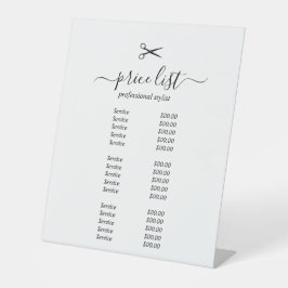 Simple elegant business light beauty salon