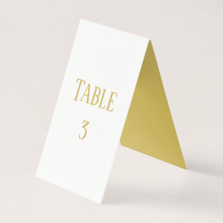 Simple Gold - Número da Mesa
