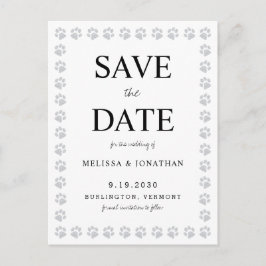 Simple Paw Imprime Casamento Salve O Convite De Da