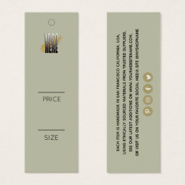 Simples Adicione Seu Vestuário Verde De Logotipo