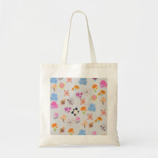 Simples, bela estética floral Bolsa tote