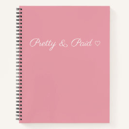 Simples Bonito e pago com notebook coração