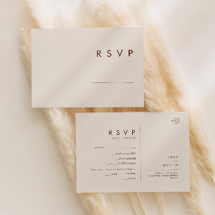 Simples Cartão de Resposta de Escolha de Menu Bran