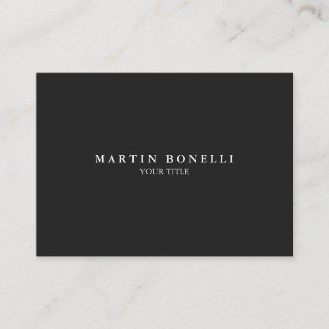 Simples Cartão de visita de Chubby Profissional Si (Frente)