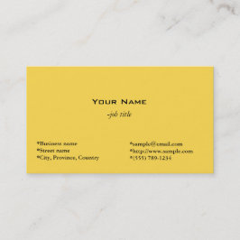 simples, cartão de visita de luz solar.