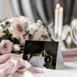 Simples Cartões de agradecimentos de Casamento de